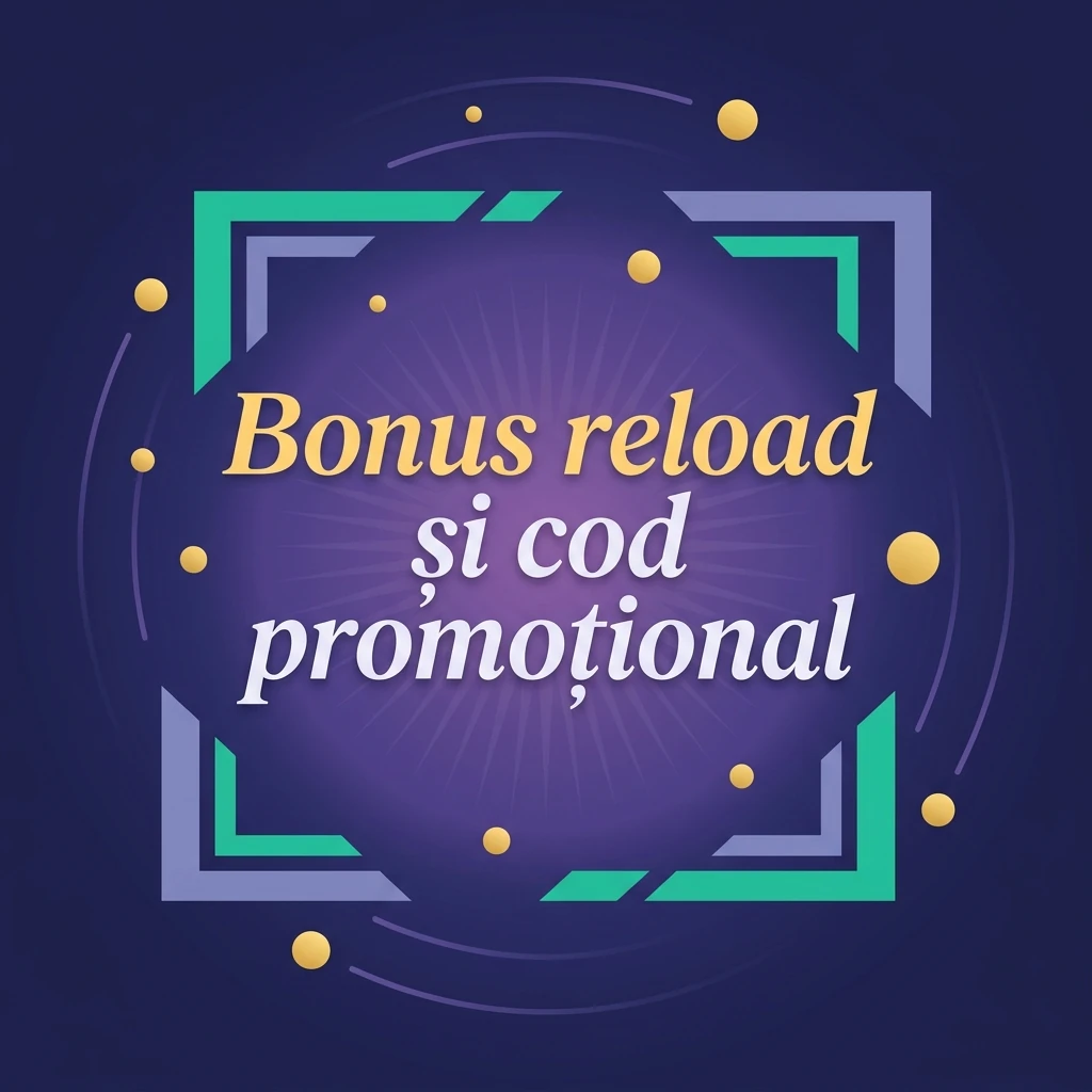 Bonus reload și cod promoțional